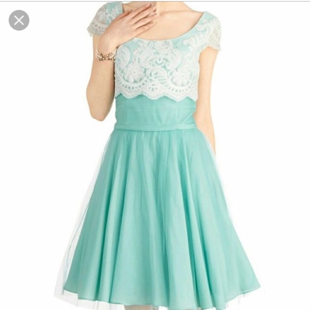 Breathtaking Belle Dress in Mint